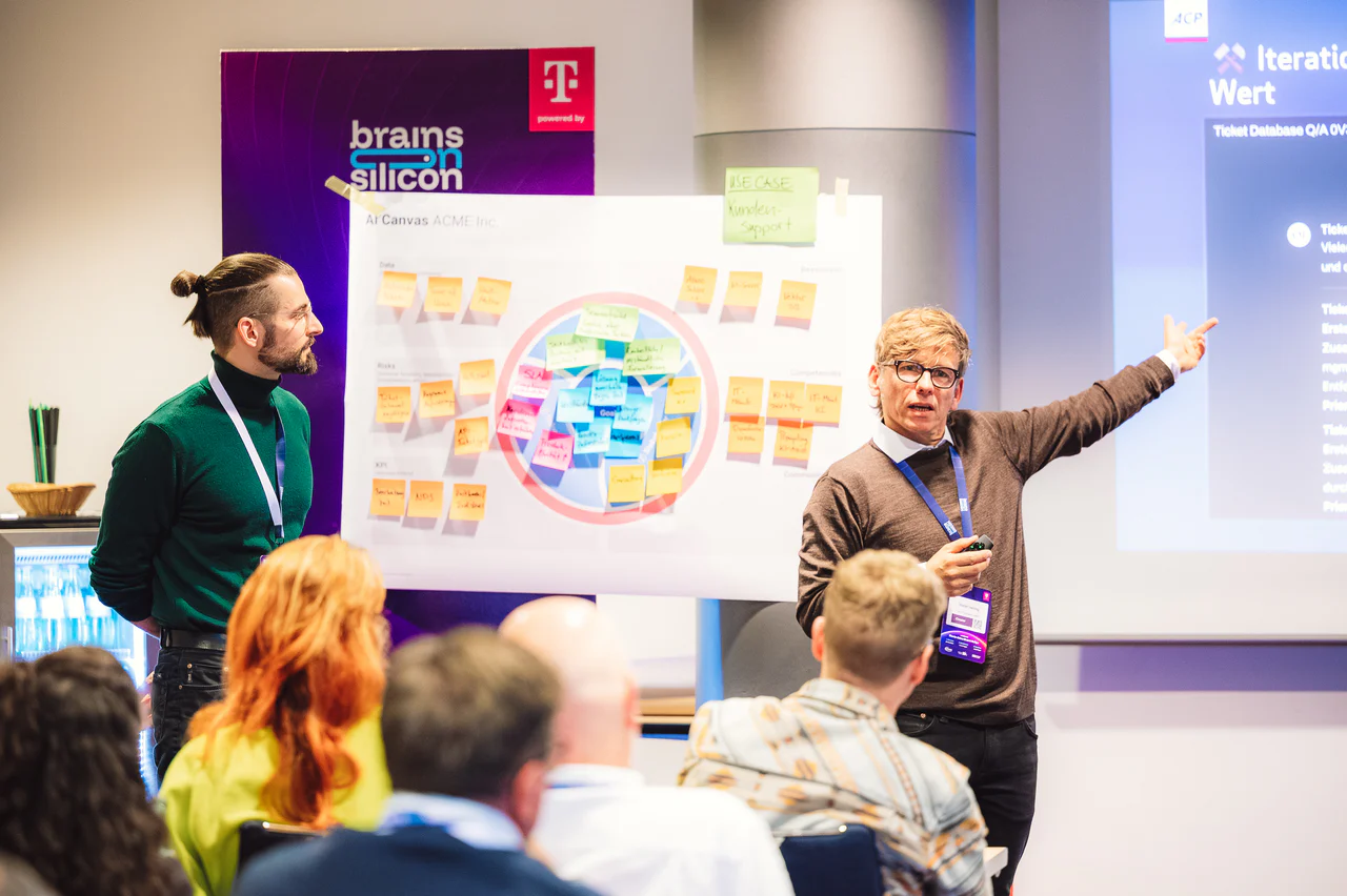 Brains on Silicon Workshop Session mit Arbeitscanvas